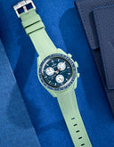 Curved Vertech Rubber Strap - Mint - OM Luxury